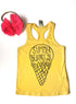 Summer Ice Cream Cone Razorback Tank