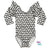 Black with white hearts long sleeve with single ruffle Leotard (read description)