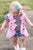 Black & White Stripe Cap Sleeve Leotard