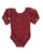 Wine Lace Long Sleeve Leotard - Size up