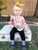 Pink & Purple Floral Long Sleeve Leotard