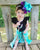 Black Flutter Sleeve Leotard