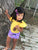 Bright Yellow Flutter Sleeve Leotard