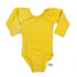 Bright Yellow Long Sleeve Leotard