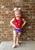 Red Tank Top Leotard