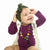 Wine Long Sleeve Leotard