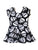 Skulls Cap Sleeve Skirted Leotard (read description) - Scoop Back