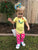 Light Yellow Cap Sleeve Leotard
