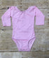 Baby Pink Long Sleeve Leotard