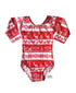 Dashing Through the Snow Long Sleeve Leotard
