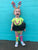 Lime Cap Sleeve Leotard