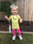 Pink Heart Ruffle Leg Warmers