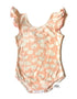 Peachy Swanlings Flutter Sleeve Leotard (read description) - Scoop Back