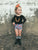 Black Long Sleeve Lace Leotard (size up)