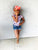 Navy Floral Cap Sleeve Leotard