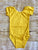 Mustard Cap Sleeve Leotard