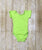 Lime Cap Sleeve Leotard