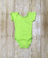 Lime Cap Sleeve Leotard