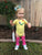 Pink Heart Ruffle Leg Warmers