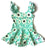 Daisy Jade Flutter Sleeve Skirted Leotard - Scoop Back