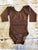 Brown Long Sleeve Leotard