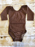 Brown Long Sleeve Leotard
