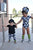 Skulls Cap Sleeve Leotard (read description) - Scoop Back