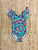 Teal Butterfly's Flutter Sleeve Leotard