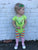 Lime Cap Sleeve Leotard