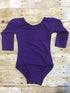 Purple Long Sleeve Leotard