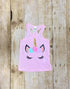 Unicorn Face Razorback Tank