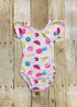 Fruit Cap Sleeve Leotard