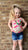 Ivory & Pink Tank Top Leotard
