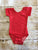 Red Cap Sleeve Leotard
