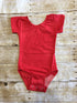 Red Cap Sleeve Leotard