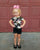 Camo Print Cap Sleeve Leotard