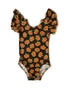 Pumpkin Flutter Sleeve Leotard