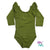 Olive Long Sleeve with Triple Ruffle Leotard