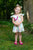 Precious Paisley Flutter Sleeve Skirted Leotard - Scoop Back