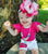 Hot Pink Flutter Sleeve Leotard