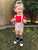 Red Cap Sleeve Leotard