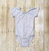 Light Gray Cap Sleeve Leotard