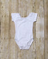 White Cap Sleeve Leotard