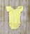 Light Yellow Cap Sleeve Leotard