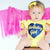 Light Yellow Flutter Sleeve Leotard