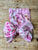 Pink Floral Messy Bow