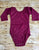 Wine Long Sleeve Leotard